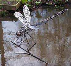 Dragonfly Garden Sculpture Garden Art