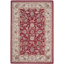 safavieh chelsea burgundy ivory 4 ft x