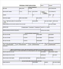 Generic Credit Application Form Business Generic Business Credit