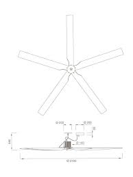 two 01 ceiling fan by ceadesign