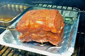 traeger smoked pork loin roast the