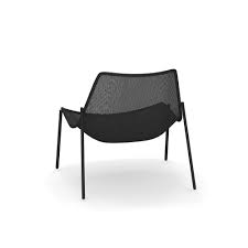 Round is a collection is identified by structural balance of research and discretion of its lines interpretating characteristics of an outdoor space stylistically. Garden Lounge Chair Outside In Steel Collection Round