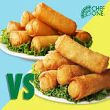 What is the difference between egg rolls and spring rolls?