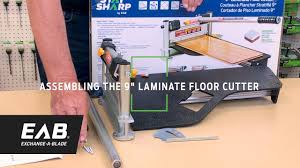 exchange a blade laminate floor cutter