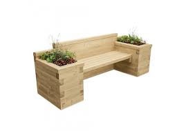Planter Seat With Bookend Beds 2 4 X