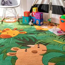 nuloom king of the jungle playmat green