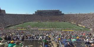 section 110 at notre dame stadium