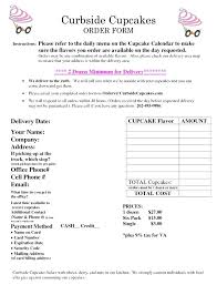 Online Order Form Bakery Cake Template Webbacklinks Info