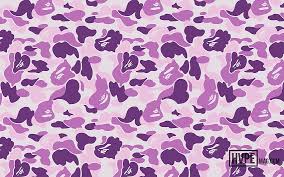Background Bape Purple Camo