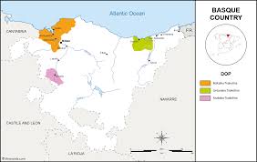 That plateau is rarely flat, and is in reality a mostly hilly highland area. Basque Country Map Of Vineyards Wine Regions