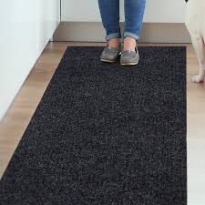 non slip rubber back solid runner rug