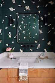 37 bathroom wallpaper ideas that add