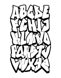 graffiti letters vectors