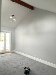 Grey Walls And Carpet Living Room