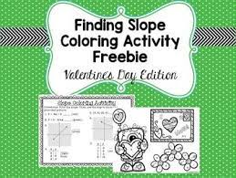 This is a coloring activity on finding the slope of two points for 16 problems. Pin On Math