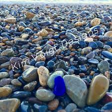 sea glass and pebbles on san clemente