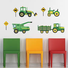 Farm Vehicle Wall Decals Tractor Wall