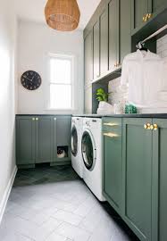 the laundry room gets a chic makeover