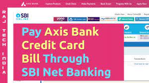 how to pay axis bank credit card bill