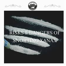 risks dangers of snorting xanax