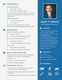 resume template in indesign free