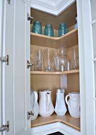 upper corner cabinets for a organized