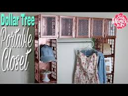 Troubled about storage issues in your house? Dollar Tree Diy Portable Crate Closet Youtube