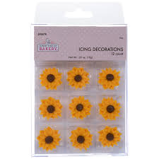 sunflower icing decorations hobby