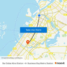 bur dubai abra station to business bay