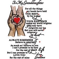 poem for granddaughter