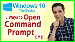 open command prompt in windows 10