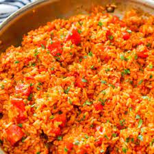 easy spanish rice barefeet in the kitchen