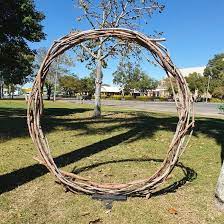 Round Twisted Wood Arbor Cq Party Hire