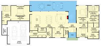 Contemporary Ranch Plan With Two Master