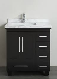 The bathroom is associated with the weekday morning rush, but it doesn't have to be. Accanto Contemporary 30 Inch Espresso Finish Bathroom Vanity Marble Top Topluxu 30 Inch Bathroom Vanity Modern Bathroom Vanity Unique Bathroom Vanity