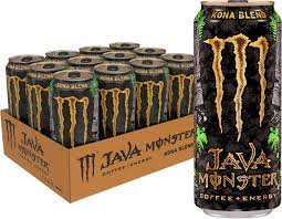 Amazon.com : Monster Energy Java Monster Kona Blend, Coffee + Energy Drink,  15 Ounce (Pack of 12) : Grocery & Gourmet Food