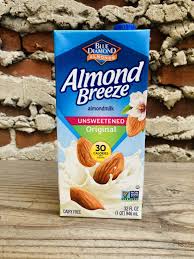 non dairy almond milk unsweetened