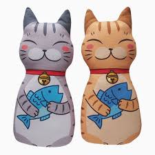 Currently, the best cat kicker toy is the kong kickeroo. Tabby Cat Kicker Toy With Silvervine Nyagomidokoro Handmade Cat Toys Tabby Cat Cat Gifts