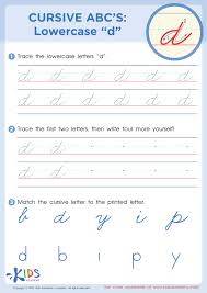 cursive letters writing worksheets for kids