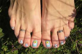 easter toe nail art designs ideas