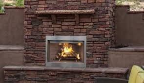 Superior 42 Inch Outdoor Wood Burning Fireplace White Stacked