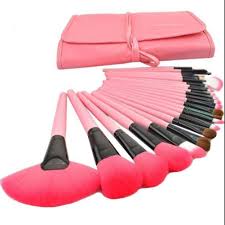 aluminium 24 piece makeup brush