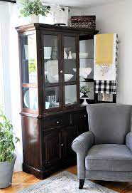 a china cabinet in the living room idea
