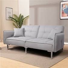 3 seater clack fabric sofa bed