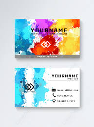 artist business cards template