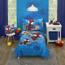 Marvel Spidey Team 4 Piece Toddler Bed