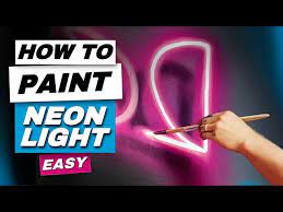 Paint Awesome 3d Neon Light Effect