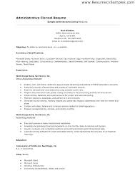 Administrative Resume Objective Examples Mysetlist Co