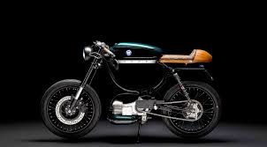 a cafe racer styled electric moped that