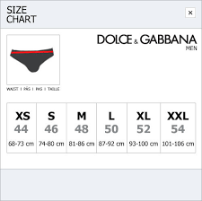 Dolce And Gabbana Mens Underwear Size Chart Best Picture